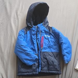 Columbia Kids Two-Tone Blue and Black Puffer Jacket